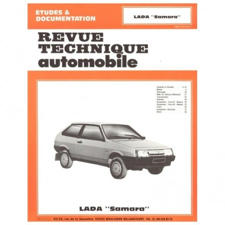 Revue technique LADA SAMARA