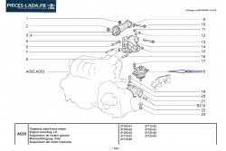 Support moteur élastique