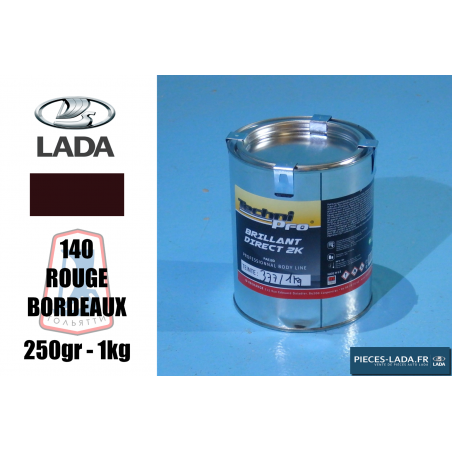Pot de peinture carrosserie ROUGE 140