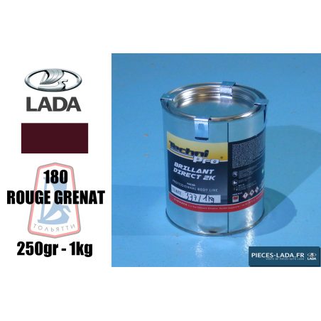Pot de peinture carrosserie ROUGE 180