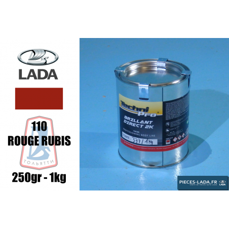 Pot de peinture carrosserie ROUGE 110